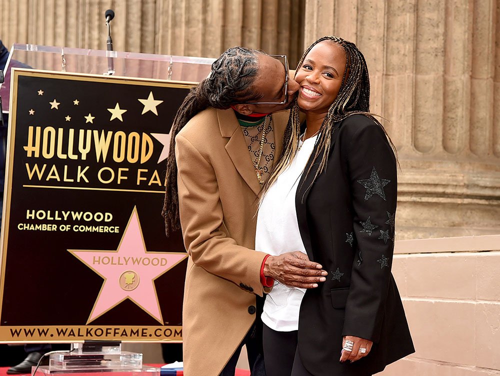 Snoop Dogg, with his wife Shante Broadus, is honored with a star on The Hollywood Walk Of Fame on Hollywood Boulevard on November 19, 2018 in Los Angeles, California. I Image: Getty Images.