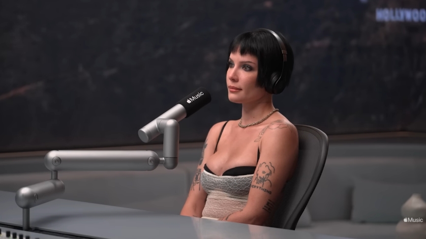 Halsey discussed the performance of her album "The Great Impersonator" during a video interview shared on September 18, 2025. | Source: YouTube/Apple Music