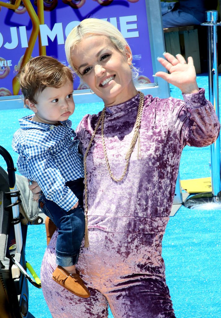 Terra Jole and Grayson Gnoffo at premiere of "The Emoji Movie" at Regency Village Theatre, 2017, Westwood, California. | Photo: Getty Images