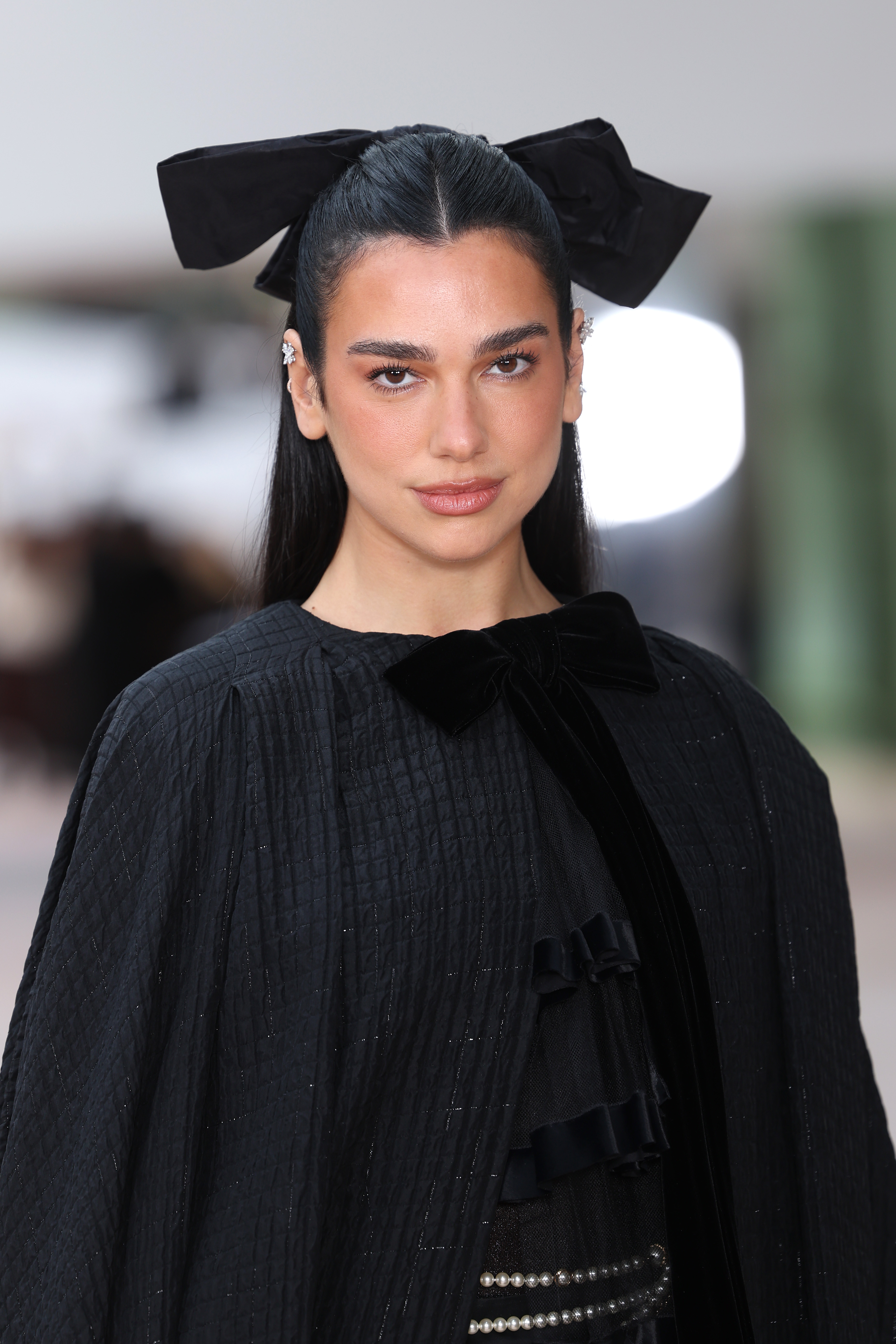 Dua Lipa at the Chanel Haute Couture Spring-Summer 2025 show during Paris Fashion Week on January 28 in France. | Source: Getty Images