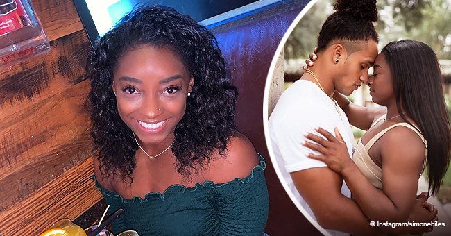 Simone Biles and Boyfriend Stacey Ervin Jr Show PDA as They Embrace in ...