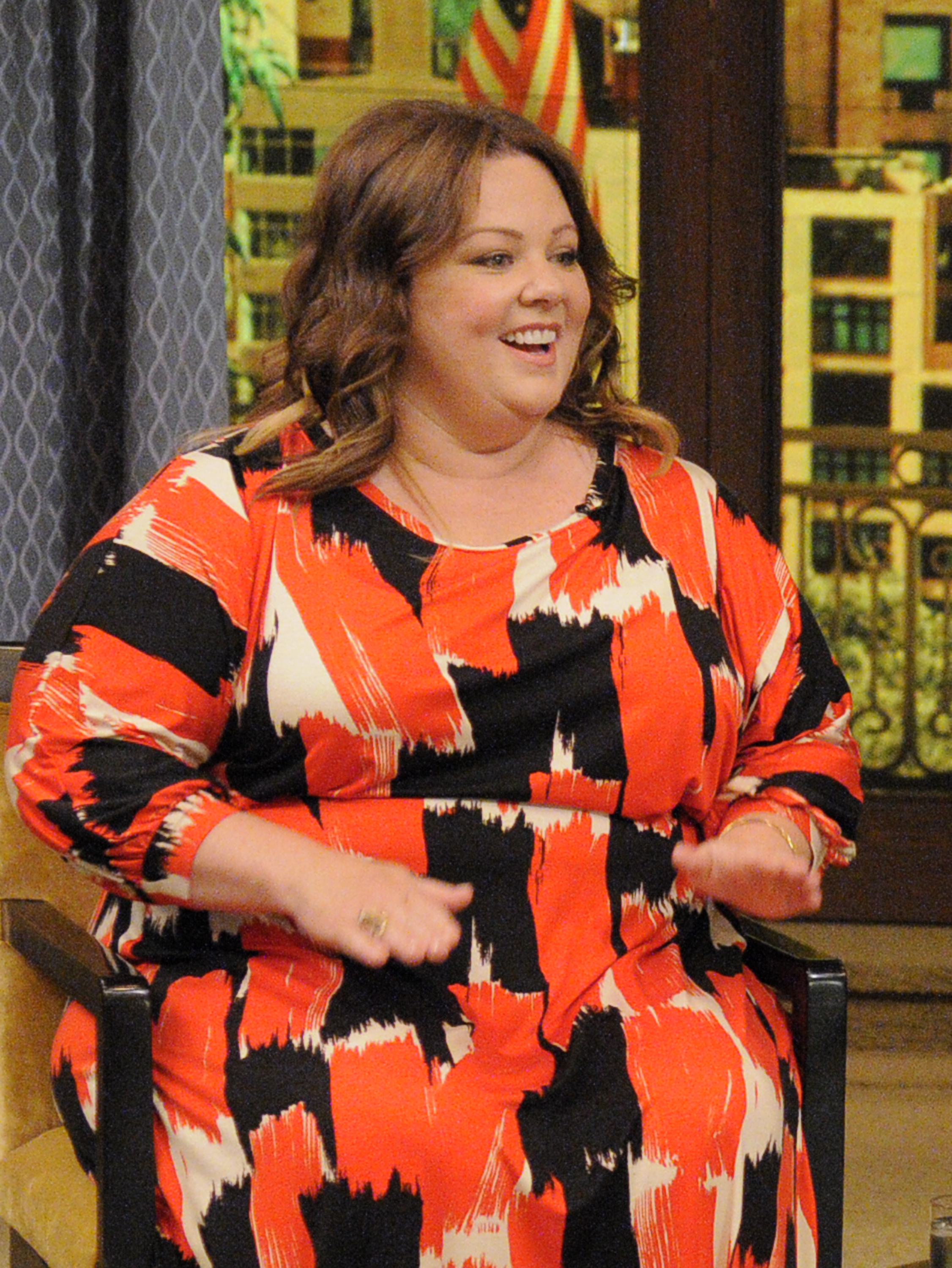 Melissa McCarthy stops by today on "LIVE with Kelly and Michael" | Source: Getty Images