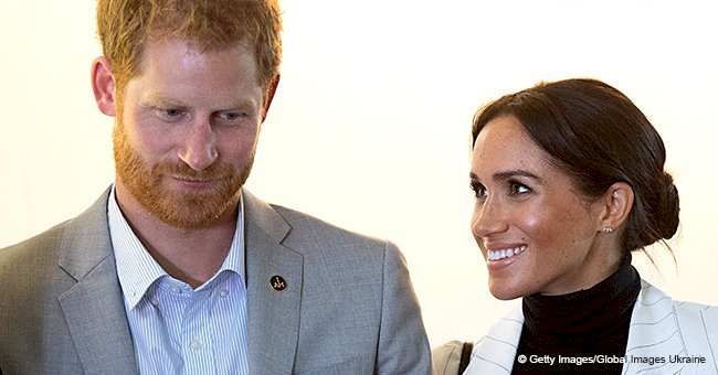 Meghan Markle shamed for wearing striped thigh-high slit dress while on tour with Prince Harry