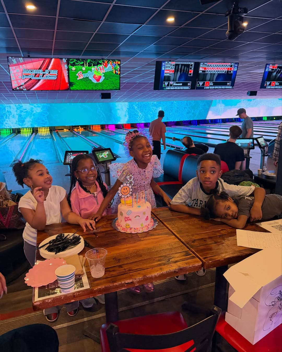 Simone Smith's goddaughter's daughter Madi turns eight, dated March 11, 2026 | Source: Instagram/sislovespurple