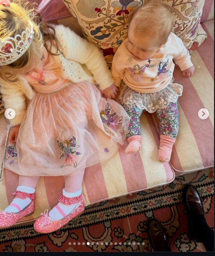 The birthday girl, Romi, with her younger sibling | Source: Instagram/carrielbjohnson