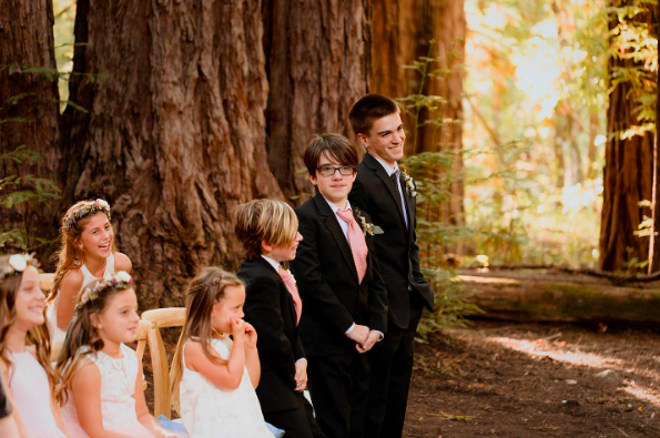 Her sons' presence made the ceremony even more meaningful. After years of fans commenting on how much they looked like her, here they were standing inside one of the most important days of her life. | Source: Instagram/thehmc
