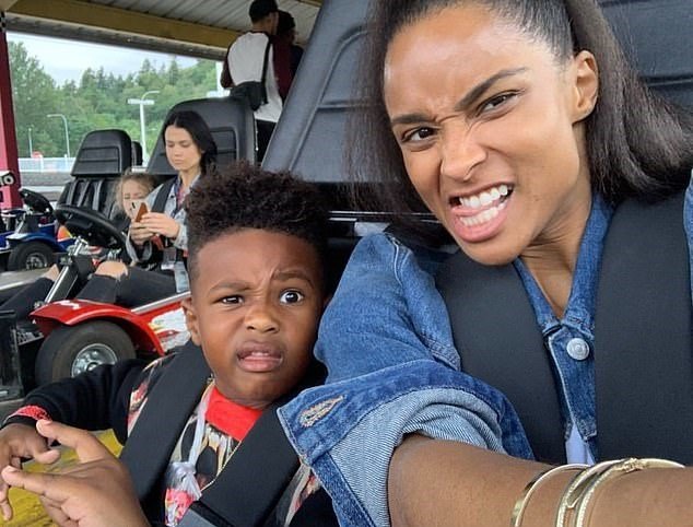 Ciara and her son Future at his birthday party. | Source: Instagram Stories/ciara