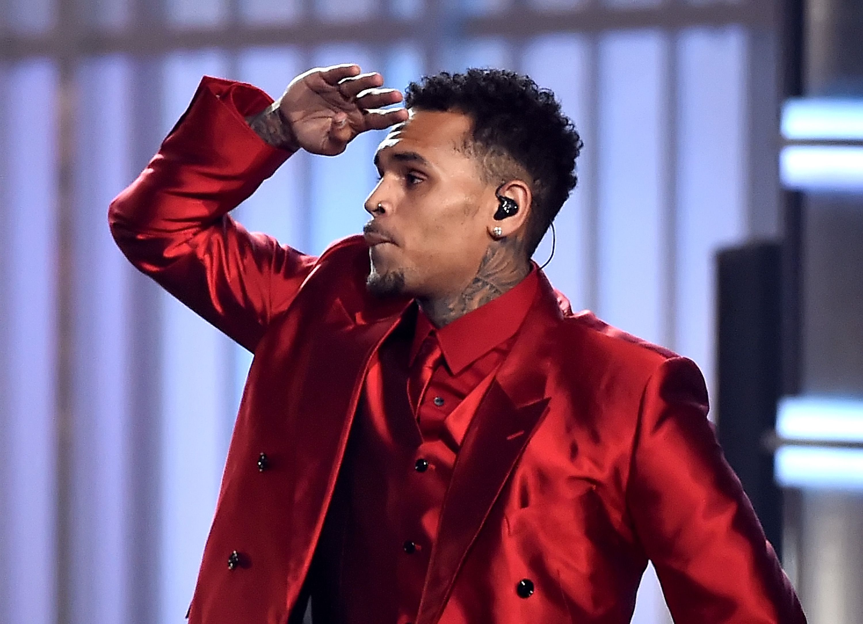 Chris Brown during the 2015 Billboard Music Awards at MGM Grand Garden Arena on May 17, 2015 in Las Vegas, Nevada. | Source: Getty Images