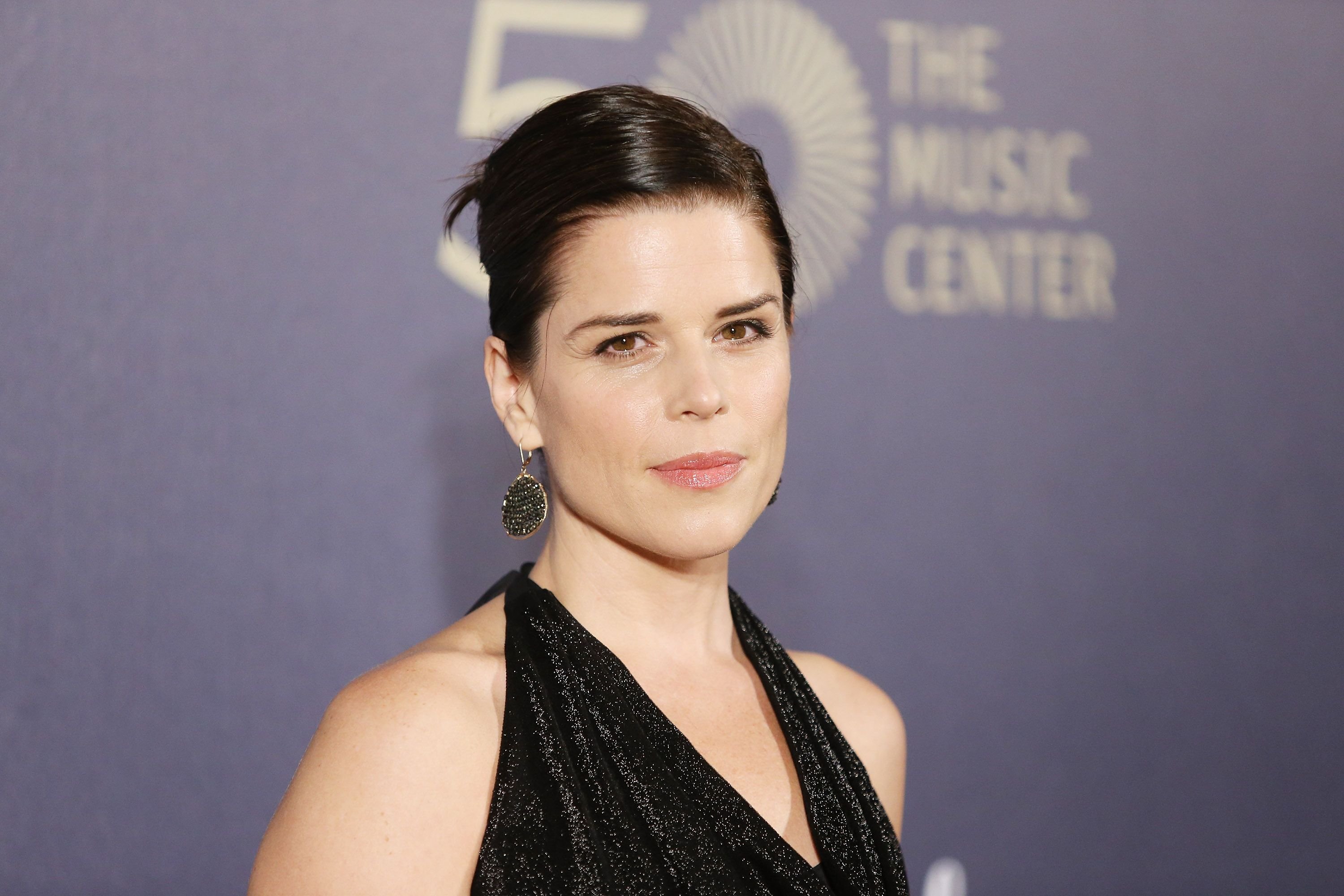 Neve Campbell at The Music Center's 50th Anniversary Spectacular in 2014 in Los Angeles, California | Source: Getty Images