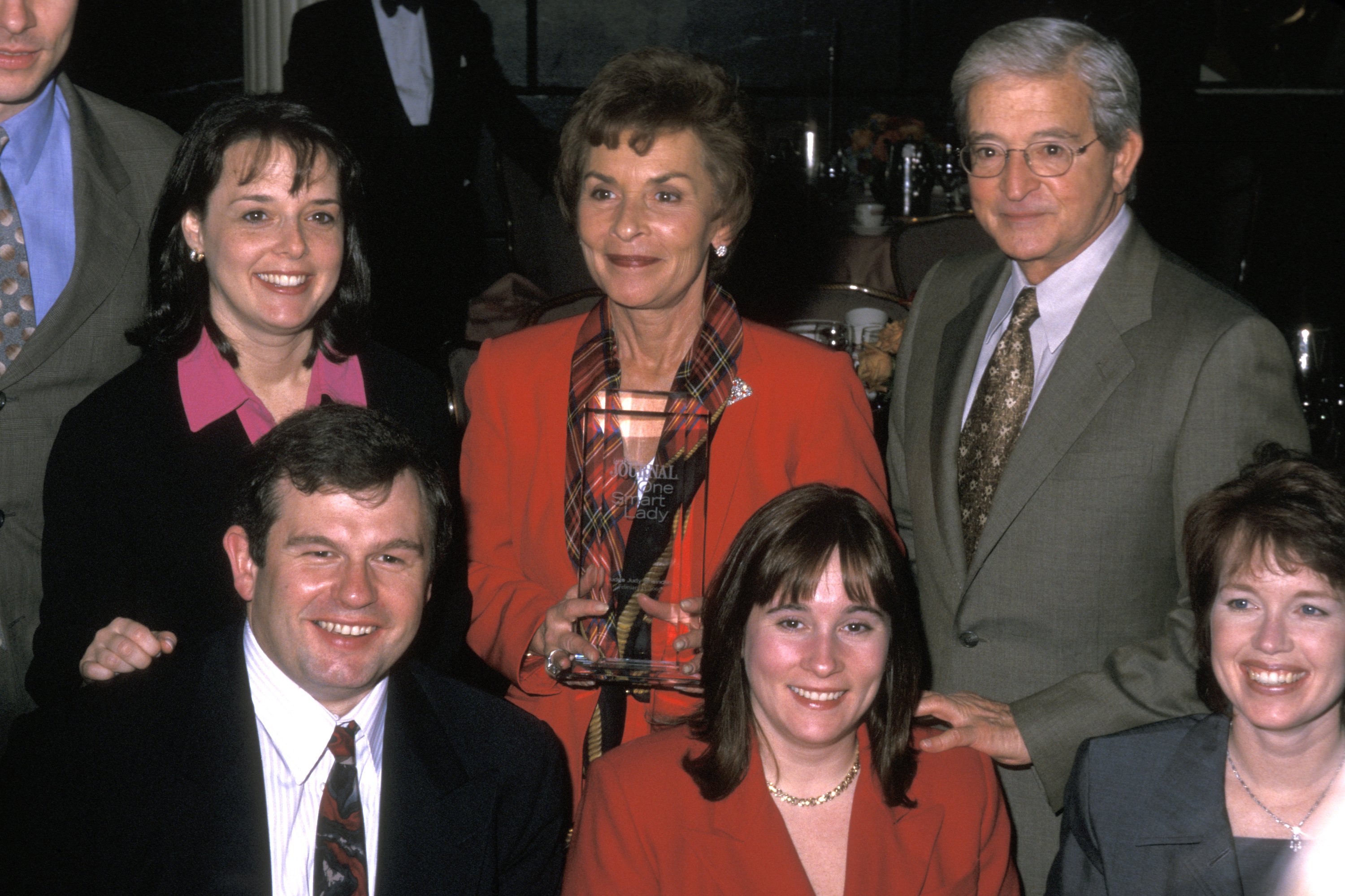 Judy Sheindlin, Jerry Sheindlin and family attend Ladies' Home Journal "One Smart Lady Award" on February 23, 2000 at the Waldorf Astoria Hotel in New York City | Source: Getty Images