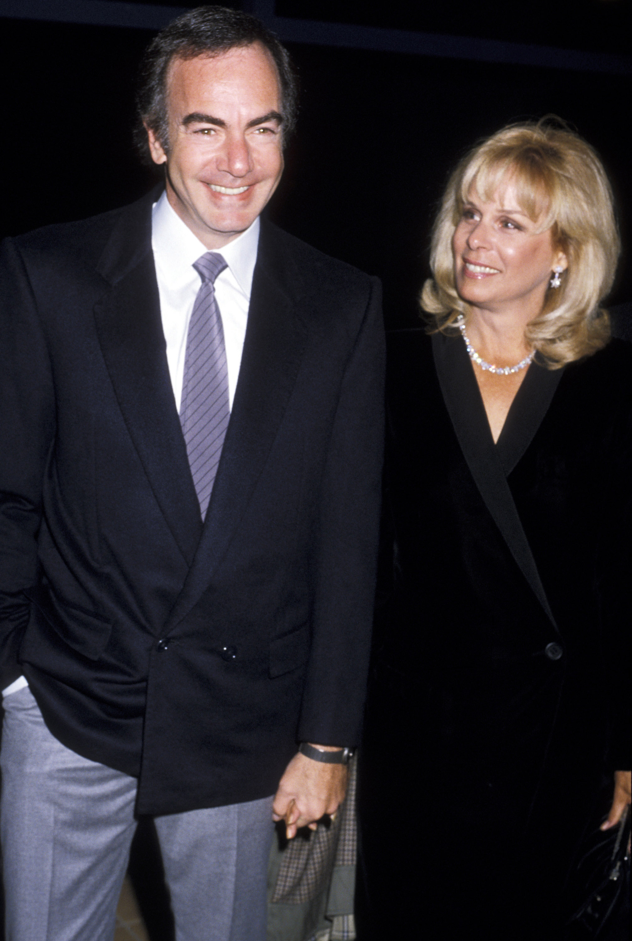 The singer and  Marcia Murphey circa 1986. | Source: Getty Images