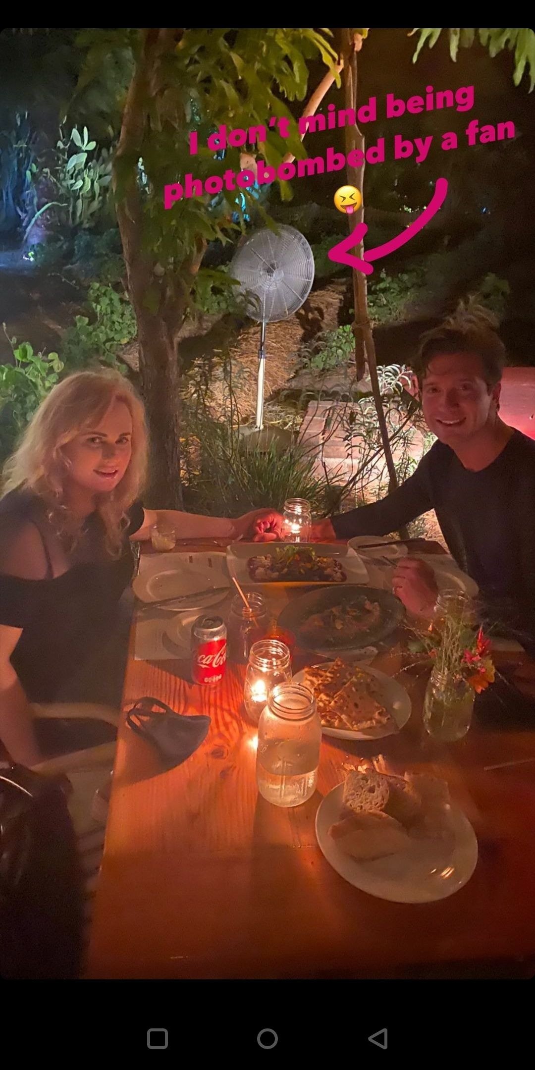 Rebel Wilson updates fans on her date night with boyfriend Jacob Busch. | Source: InstagramStories/rebelwilson