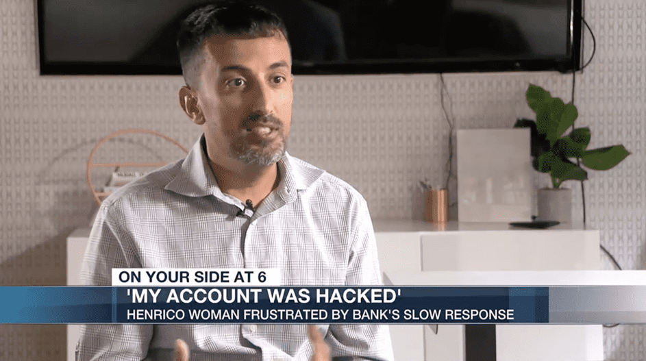 Cyber Security Experte Mojaddidi erklärte, welche Wege Hacker nutzen, um Zugriff zu Konten zu erhalten. | Quelle: YouTube.com/nbc12richmond