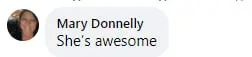 A screenshot of a Facebook comment from a fan praising Jennifer Garner's physical appearance. | Source: facebook.com/DailyMail