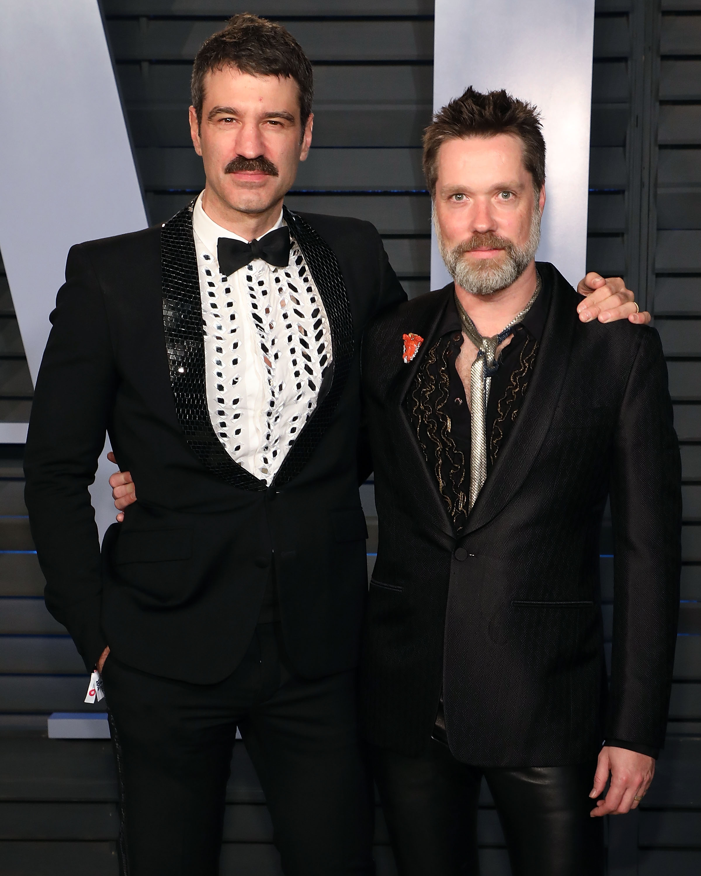 Jorn Weisbrodt and Rufus Wainwright at the 2018 Vanity Fair Oscar Party on March 4, 2018, in Beverly Hills, California. | Source: Getty Images