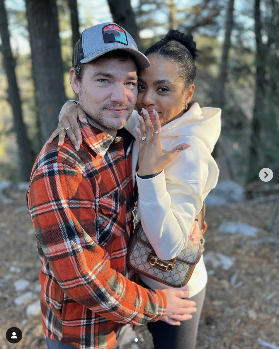 Britt Stewart and Daniel Durant on their engagement day posted on December 29, 2023 | Source: Instagram.com/brittbenae