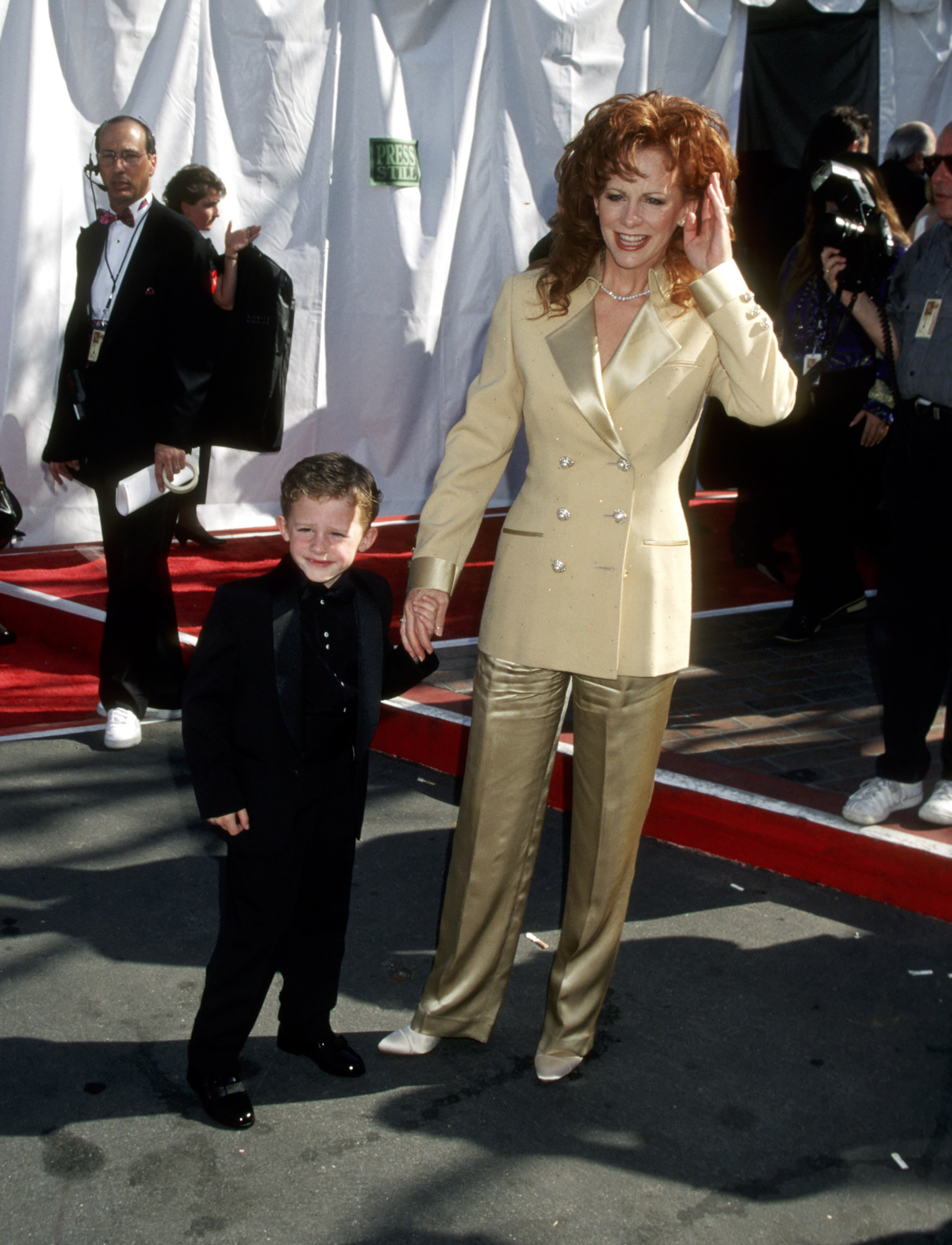 Reba McEntire and Shelby Blackstock at the 31st Annual Academy of Country Music Awards in 1996 | Source: Getty Images