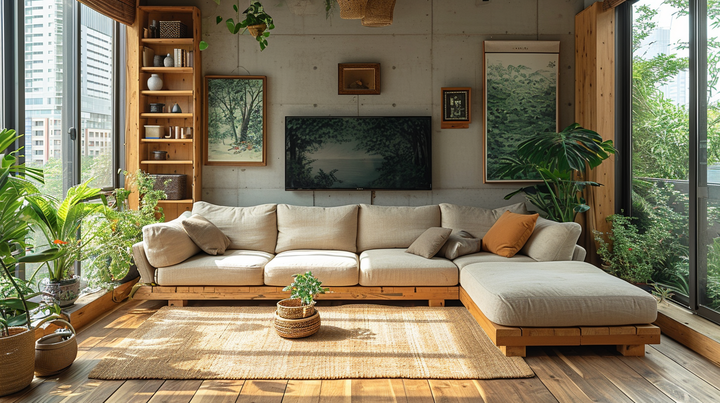 A cozy living room | Source: Midjourney