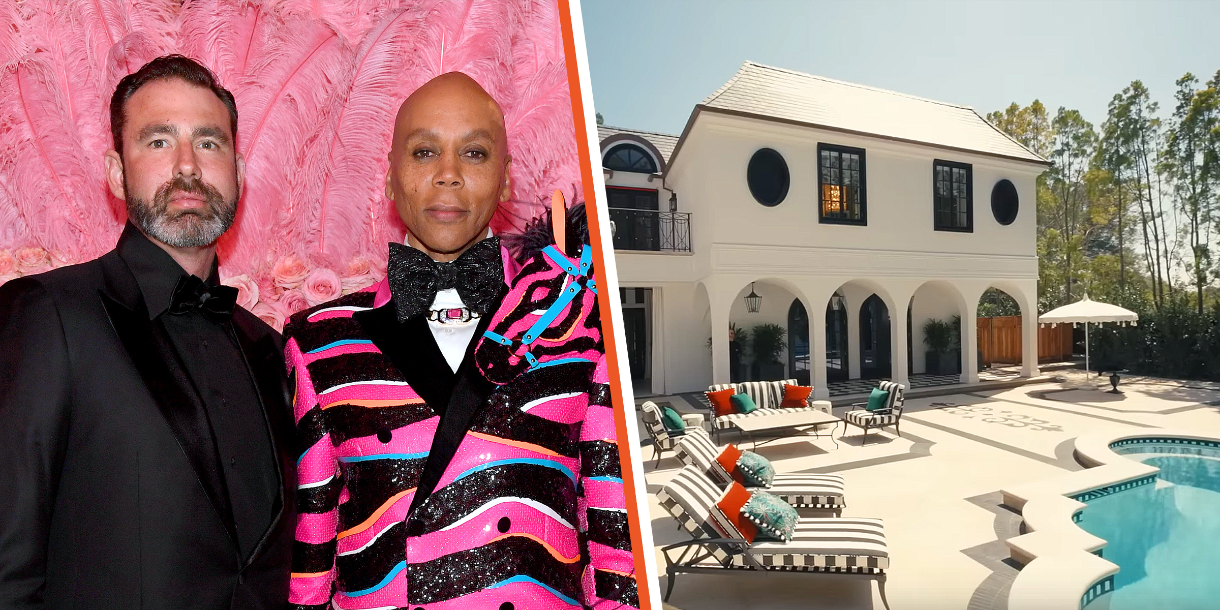 Georges LeBar and RuPaul | Georges LeBar and RuPaul's house | Source: Getty Images | https://www.youtube.com/@Archdigest