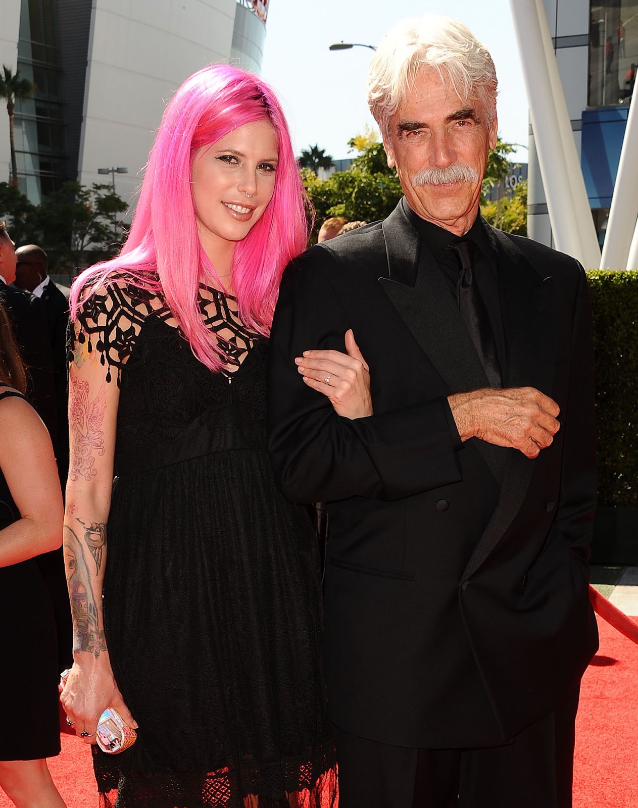 Cleo and Sam Elliott at the Creative Arts Emmy Awards on September 15, 2013, in Los Angeles, California | Source: Getty Images