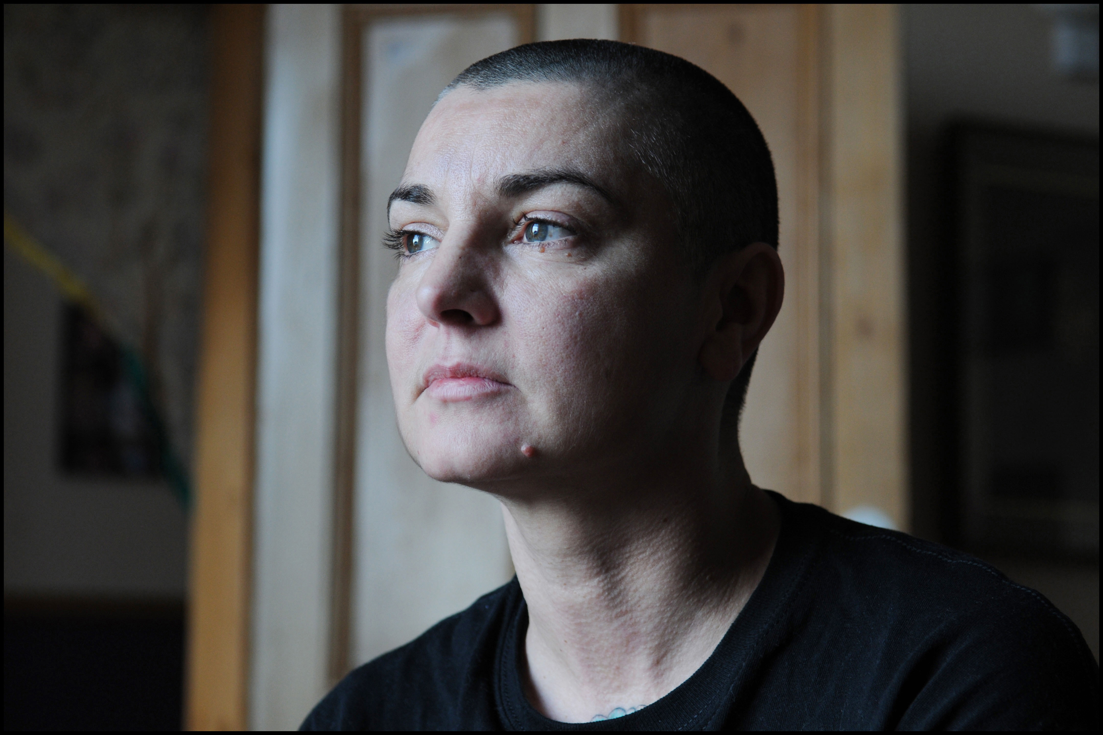 Sinead O'Connor at her home in County Wicklow, Ireland, on February 3, 2012