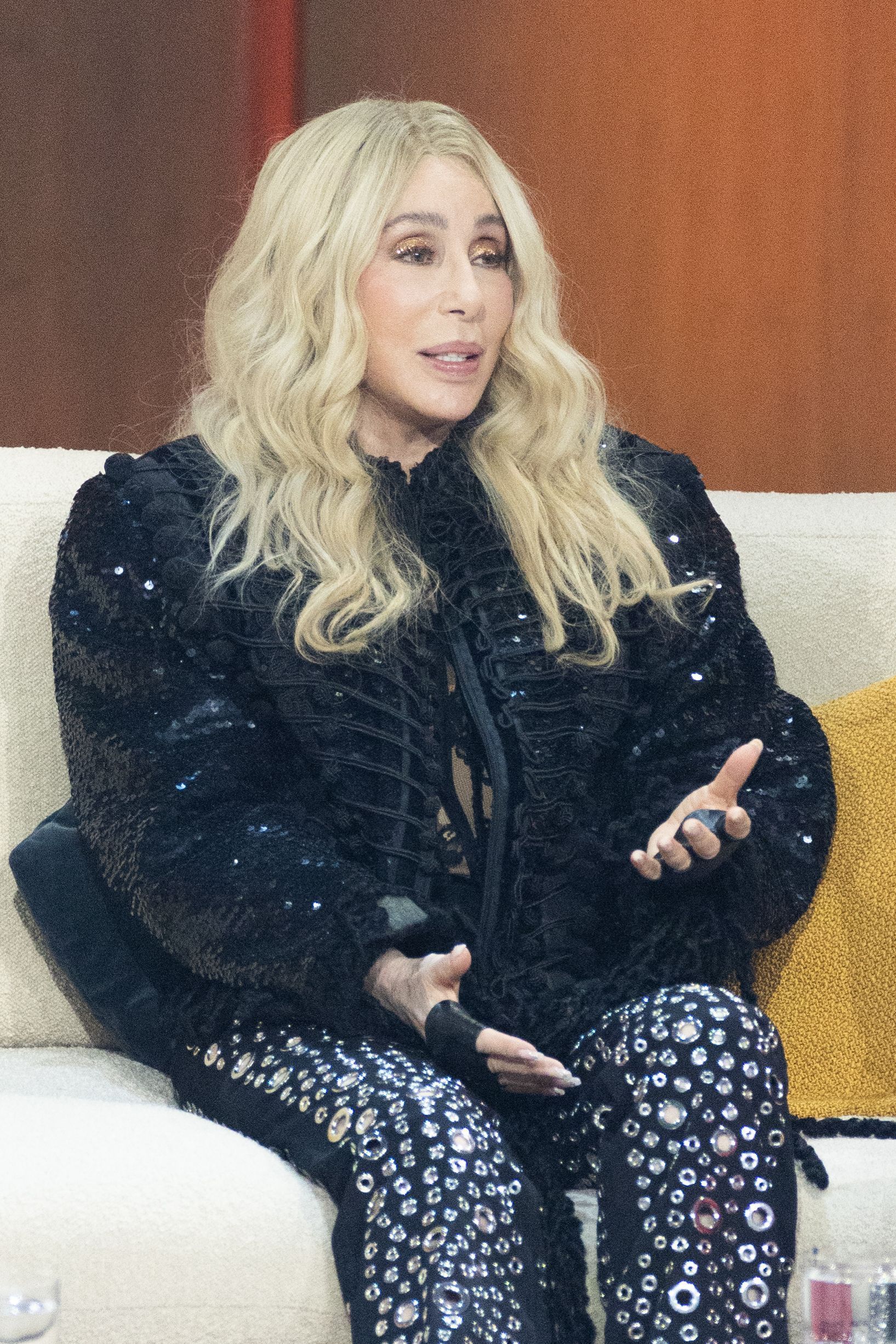 Cher during an interview on November 25, 2023 | Source: Getty Images