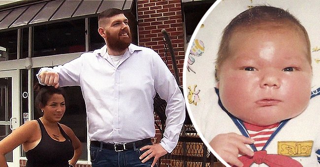 Man who weighed over 16 pounds at birth. | Photo: youtube.com/Inside Edition 
