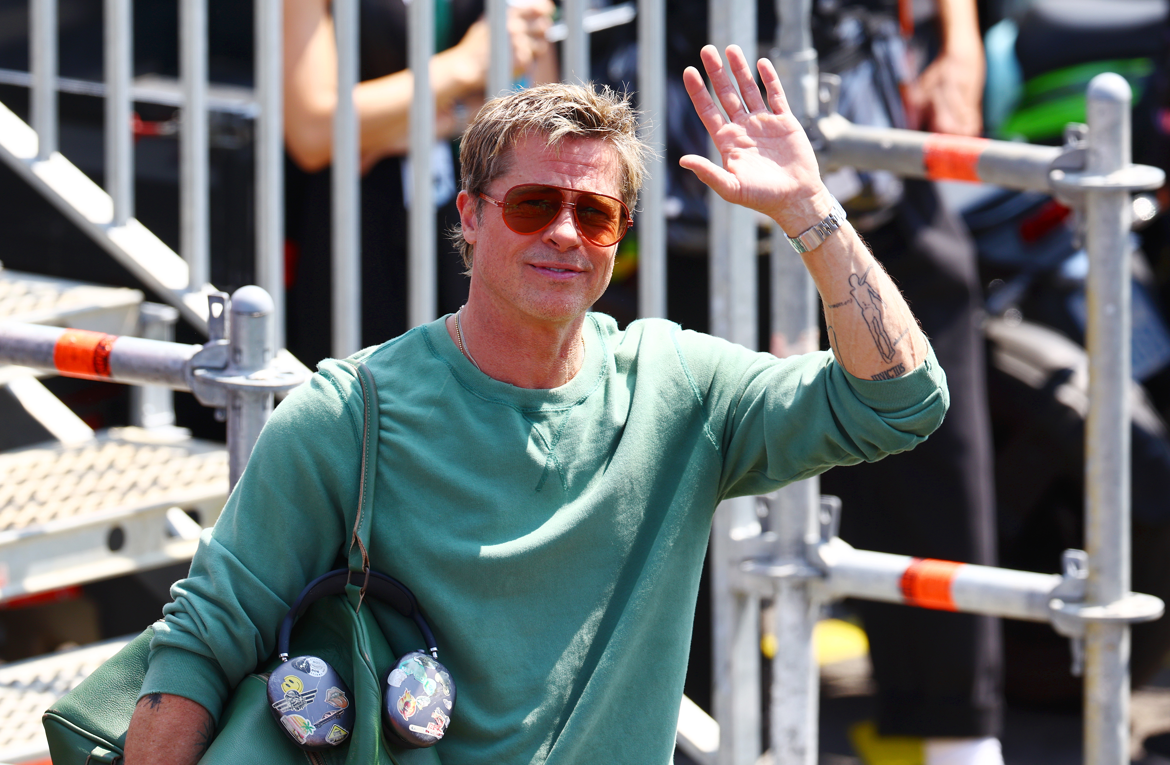 Brad Pitt walks in the Paddock prior to practice ahead of the F1 Grand Prix of Hungary at Hungaroring on July 19, 2024, in Budapest, Hungary | Source: Getty Images