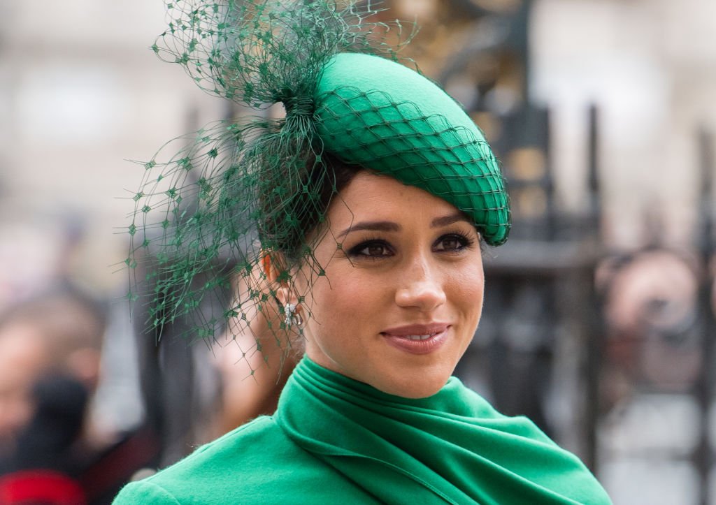 The Duchess of Sussex, Meghan Markle, stuns in an emerald green ensemble | Photo: Getty Images