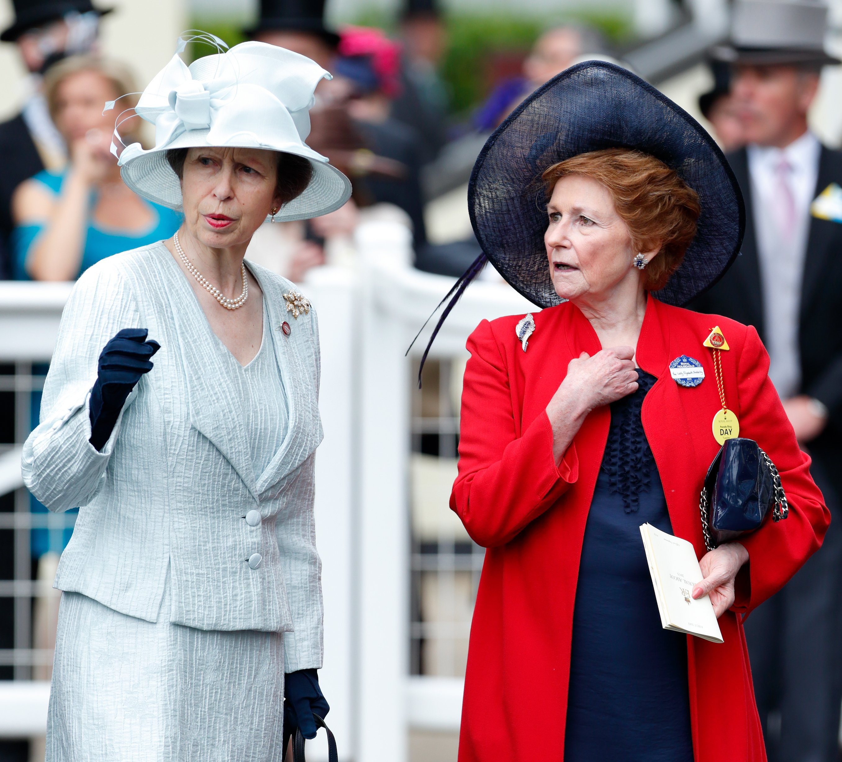 Princesa Anne y Lady Elizabeth Shakerley en Ascot, Inglaterra, en 2013. | Foto: Getty Images