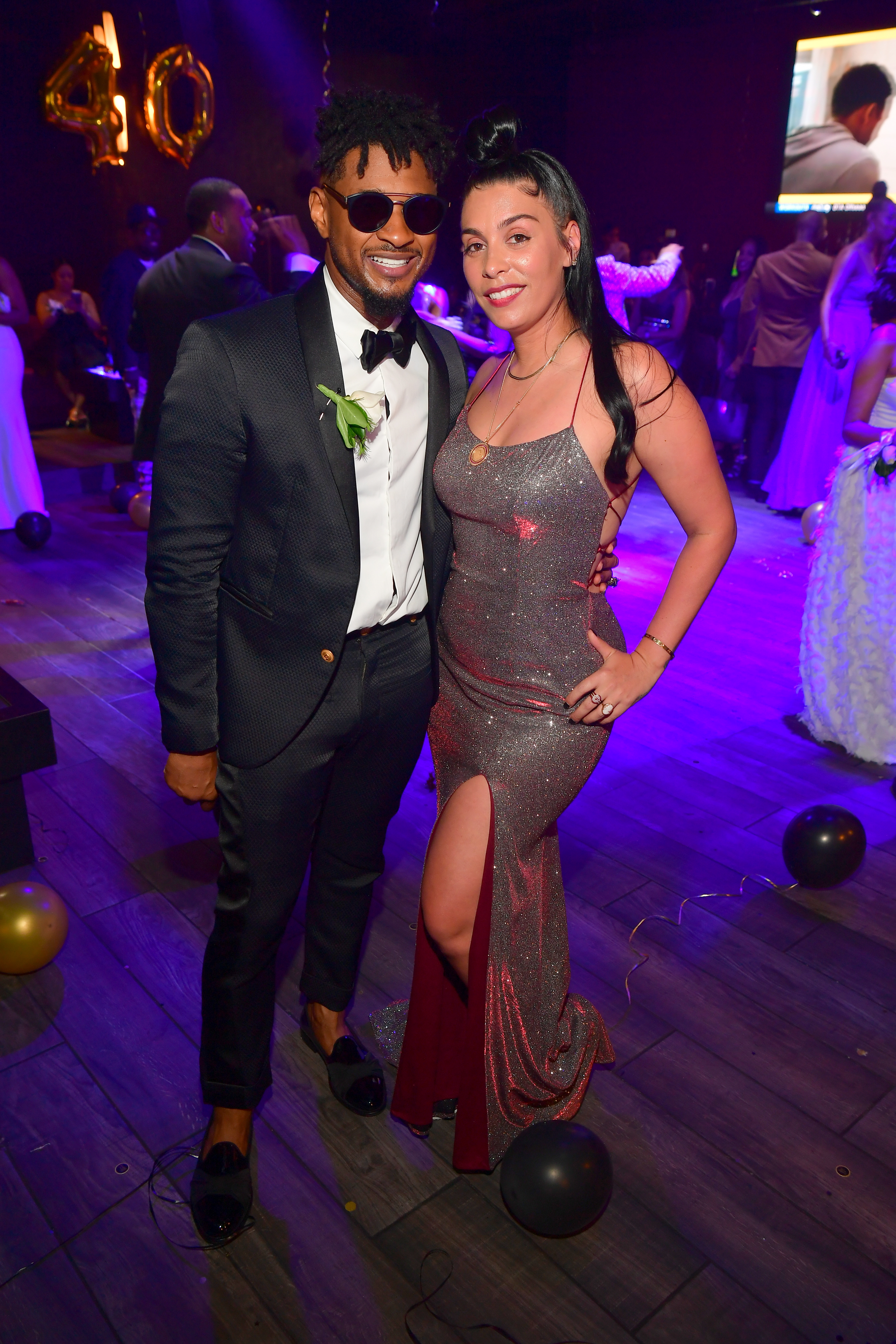 Usher Raymond and Jennifer Goicoechea attend Keith Thomas' 40th Birthday Celebration on June 4, 2019, in Atlanta, Georgia. | Source: Getty Images