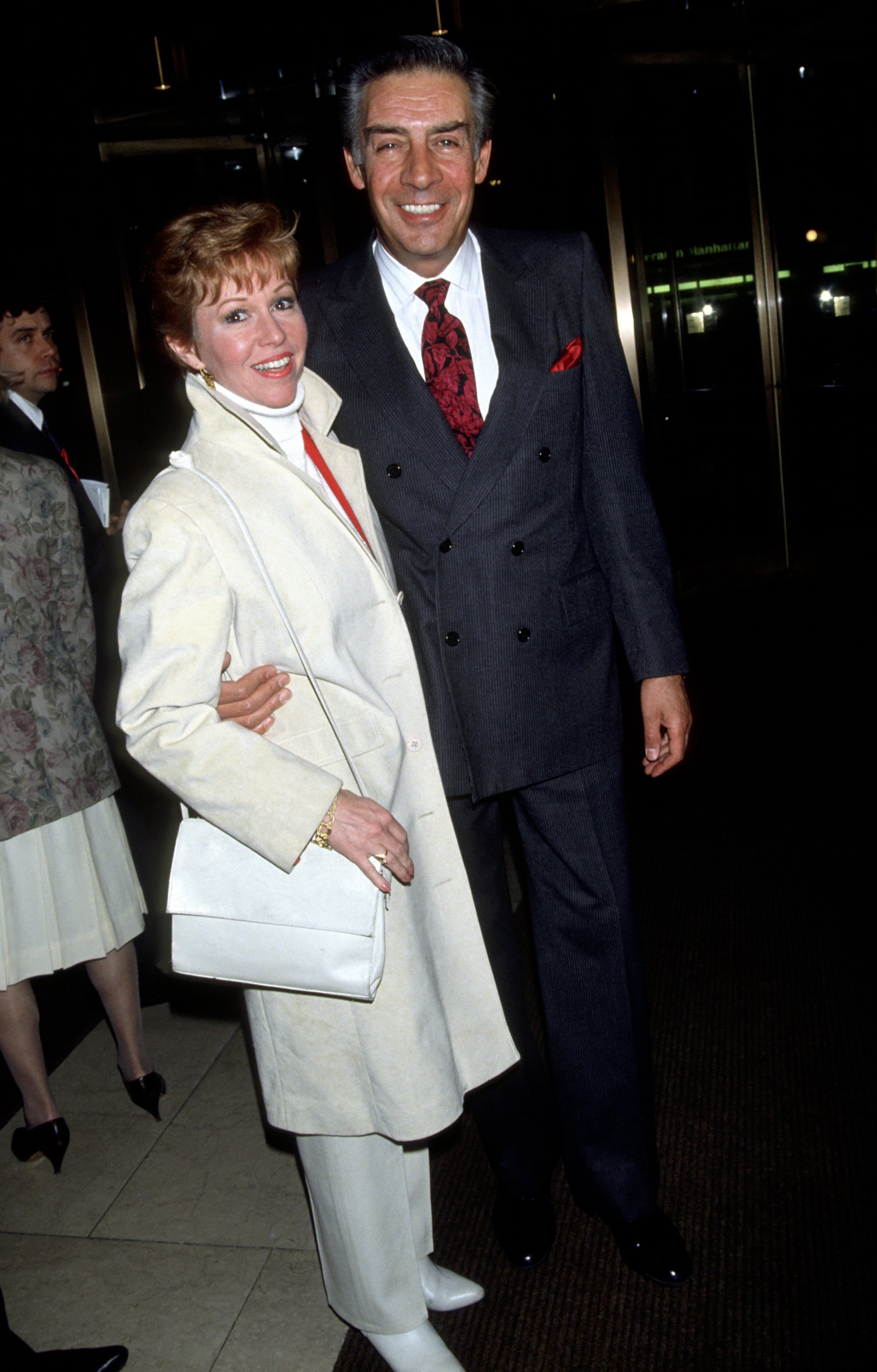 Elaine Orbach and Jerry Orbach at the Annual DW Griffith Awards on Febuary 24, 1992 | Source: Getty Images