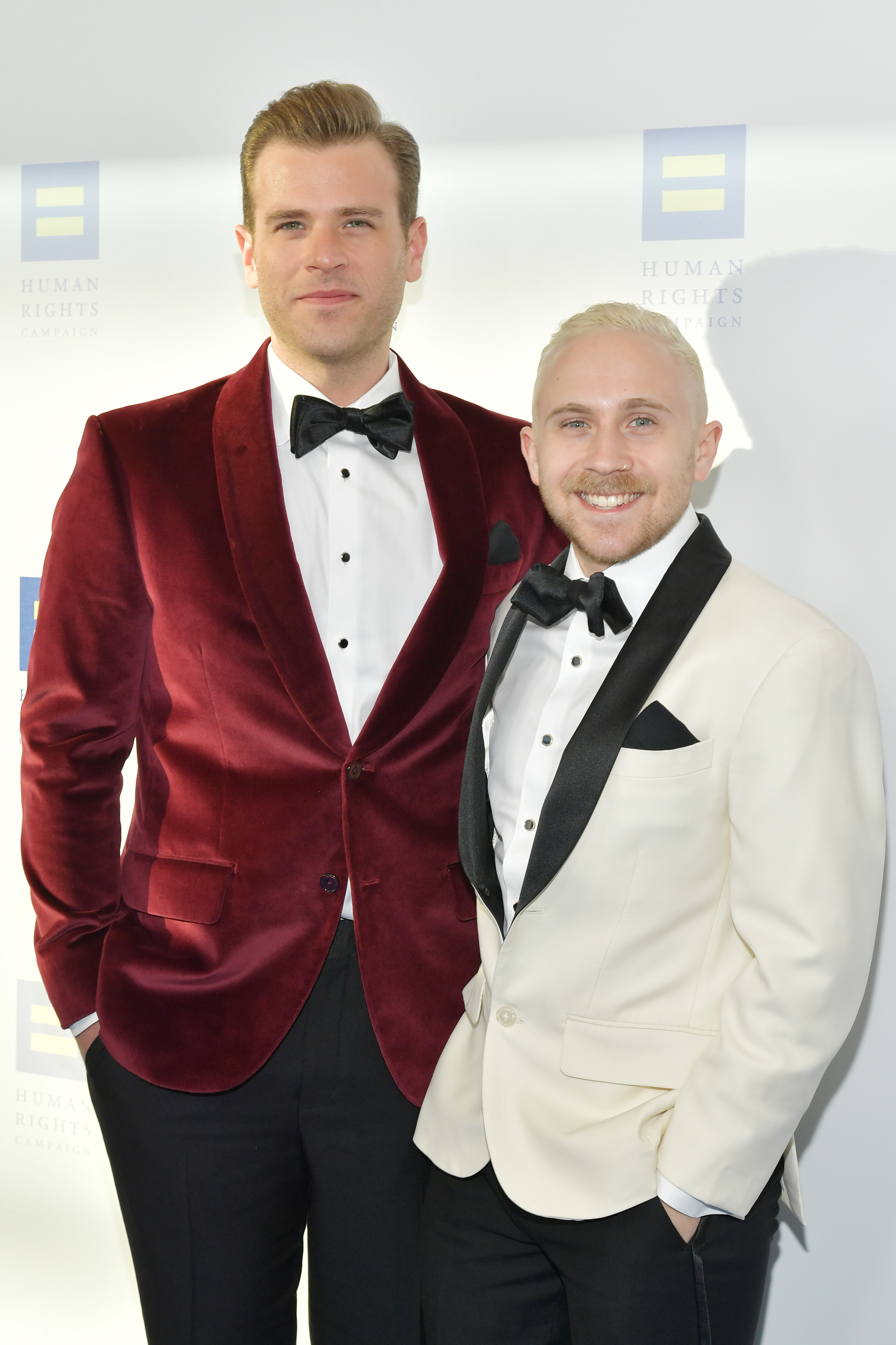 Scott Evans and Zach Volin at the Human Rights Campaign 2019 Los Angeles Dinner on March 30, 2019, in Los Angeles. | Source: Getty Images