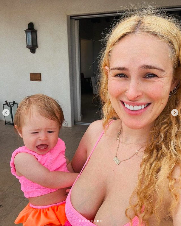 Rumer Willis posing for a picture with her daughter Louetta Isley Willis Thomas, posted on August 18, 2024 | Source: Instagram/rumerwillis