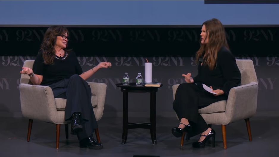 Valerie Bertinelli talking about her new book with Drew Barrymore on March 24, 2026 | Source: YouTube/The 92nd Street Y, New York