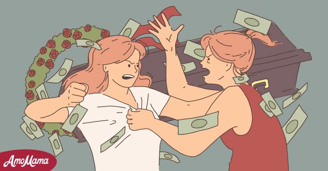 Two girls fighting over money | Source: Amomama