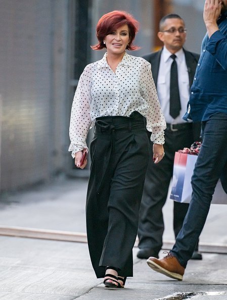 Sharon Osbourne is seen at 'Jimmy Kimmel Live' in Los Angeles, California. | Getty Images