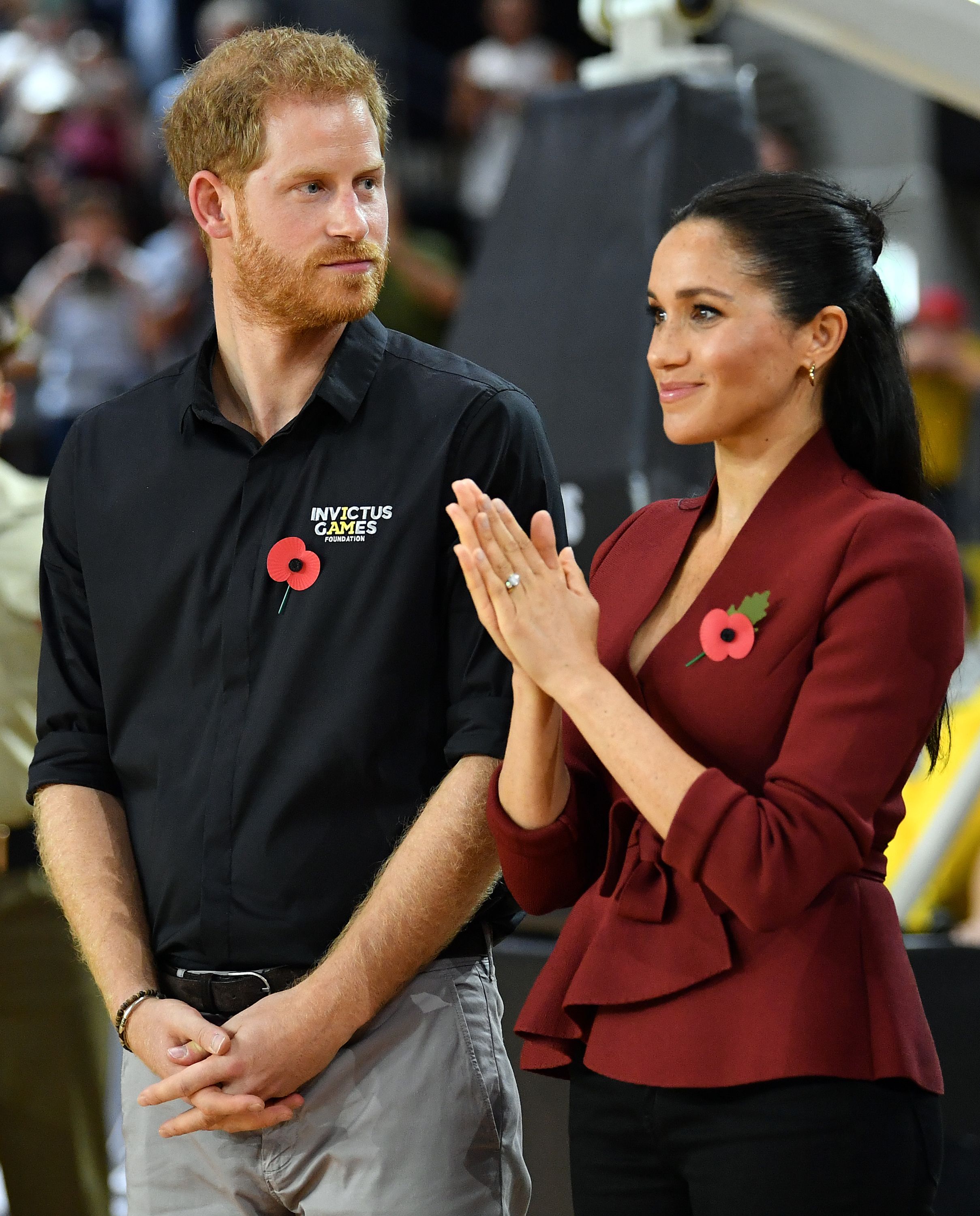 Prince Harry and Meghan Markle at the Invictus Games in Sydney, Australia on October 27, 2018 | Source: Getty Images