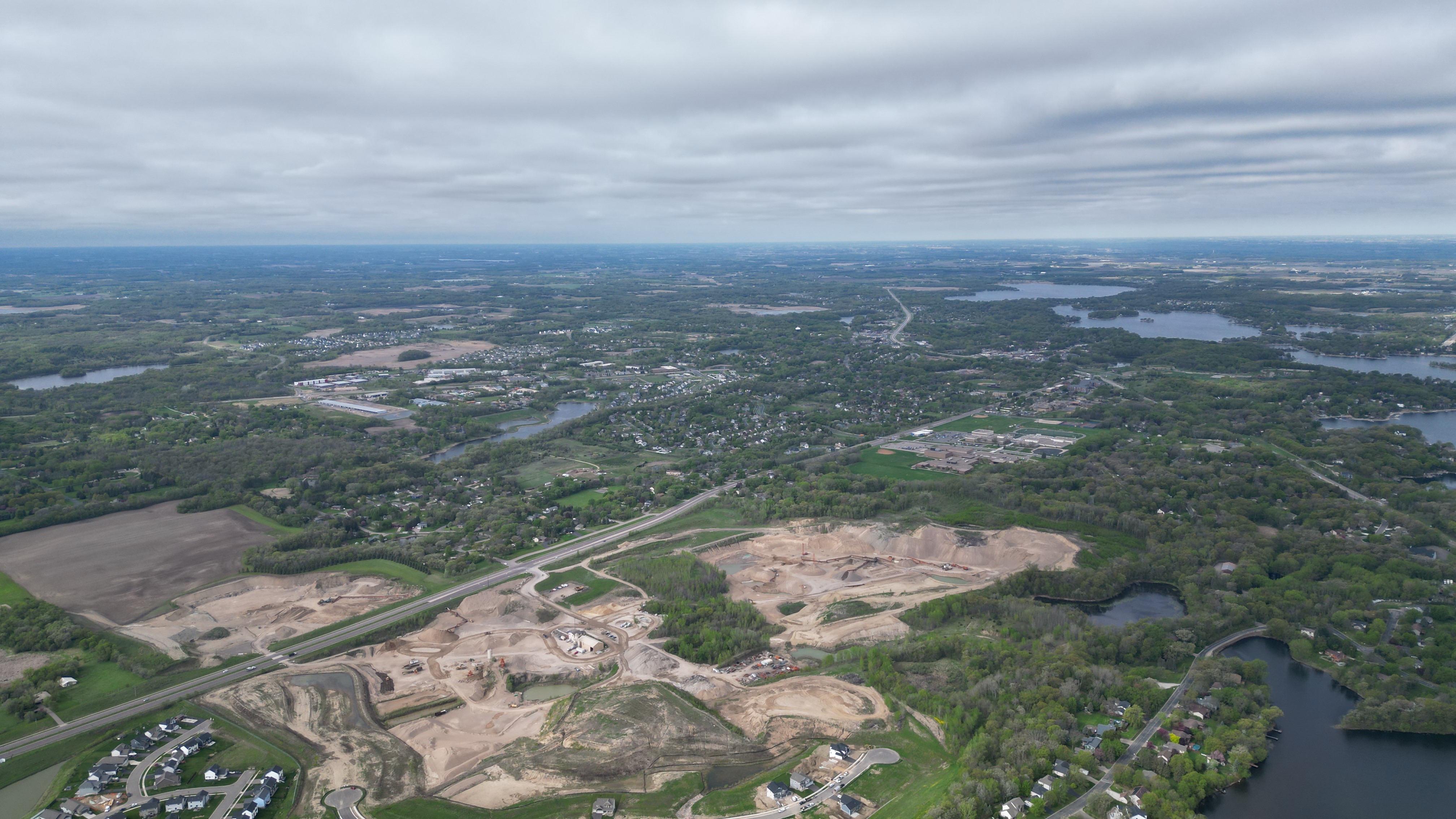 A high angle view of Savage, Minnesota. | Source: Getty Images