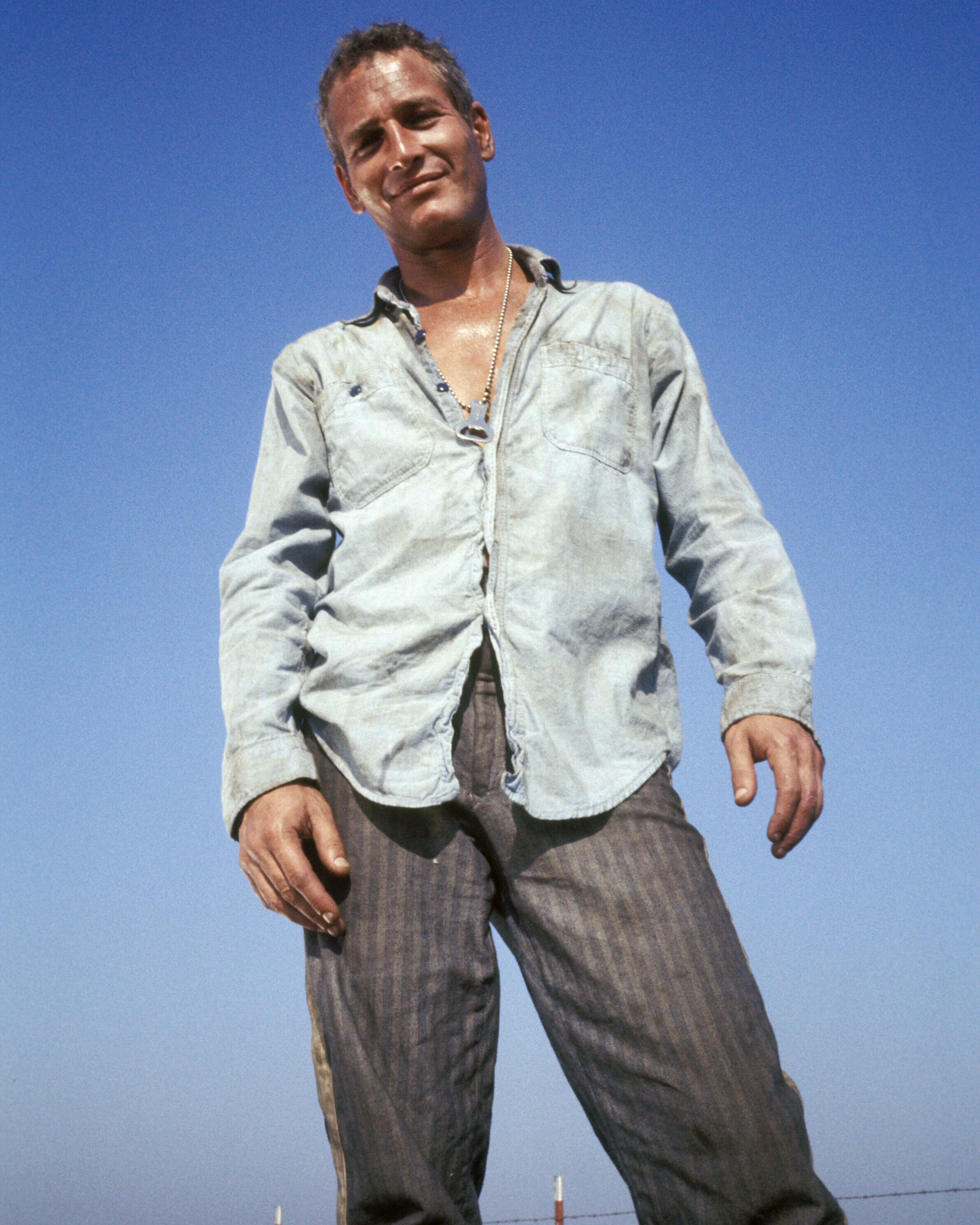Paul Newman as Luke, in "Cool Hand Luke," 1967. | Source: Getty Images