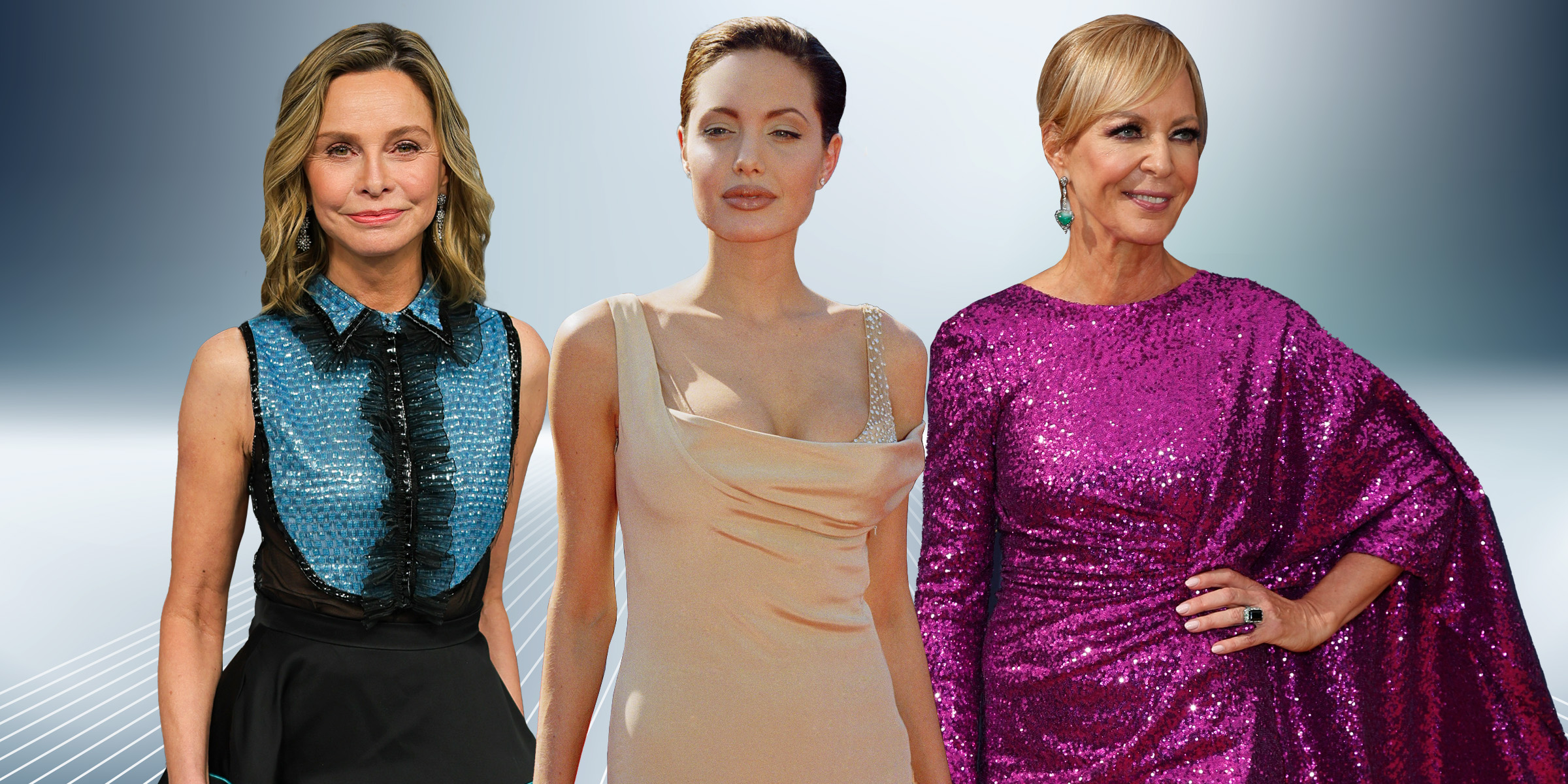 Calista Flockhart | Angelina Jolie | Allison Janney | Source: Getty Images