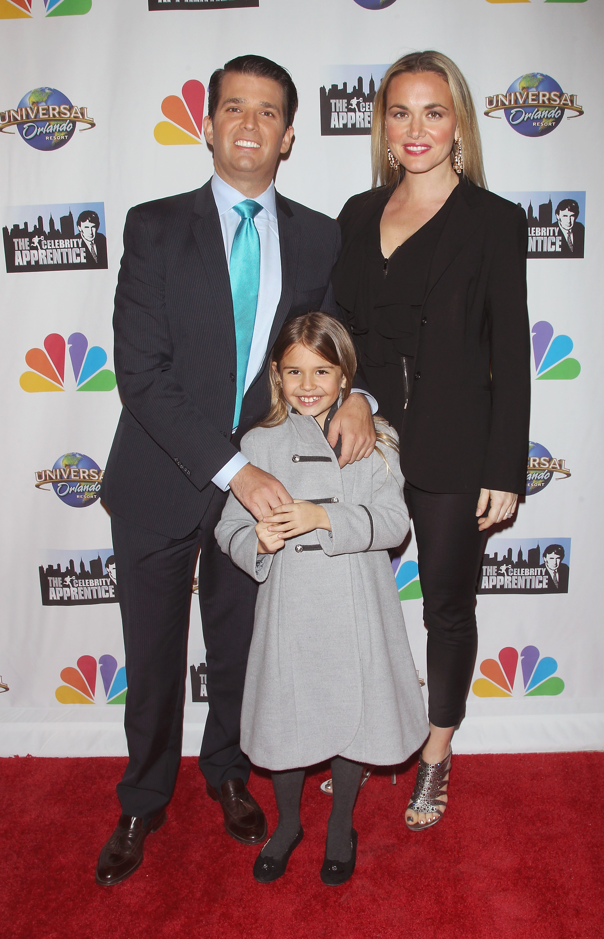 Donald Trump Jr, wife Vanessa Haydon and daughter attend "The Celebrity Apprentice" season finale at Trump Tower on February 16, 2015 in New York City | Source: Getty Images