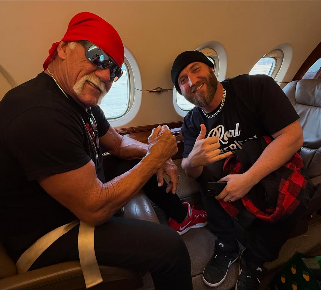 Hulk and Nick Hogan from a post dated July 27, 2025. | Source: Instagram/nickhogan