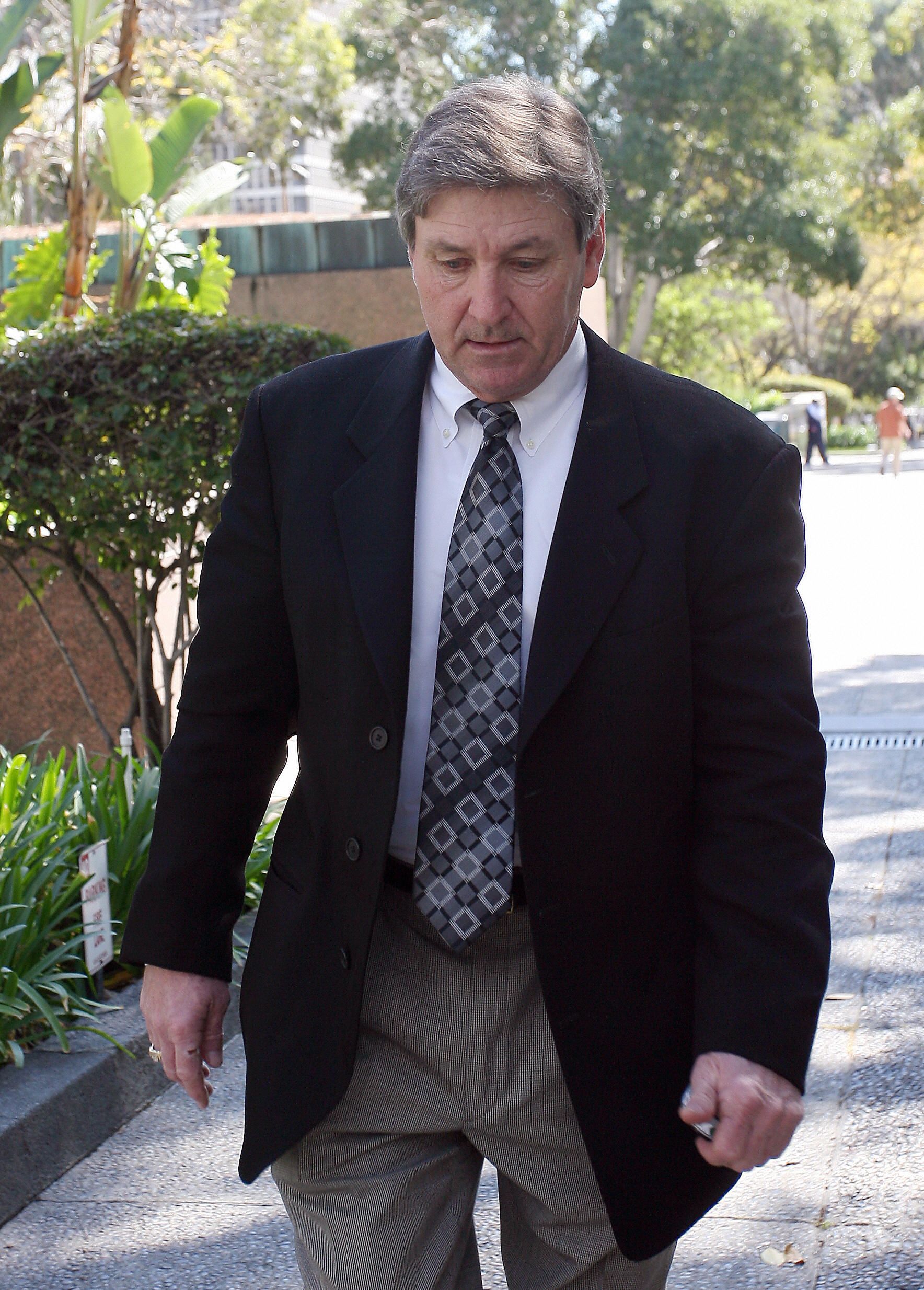 Britney Spears' father, Jamie Spears, at the Los Angeles County Superior courthouse on March 10, 2008 | Photo: Getty Images 