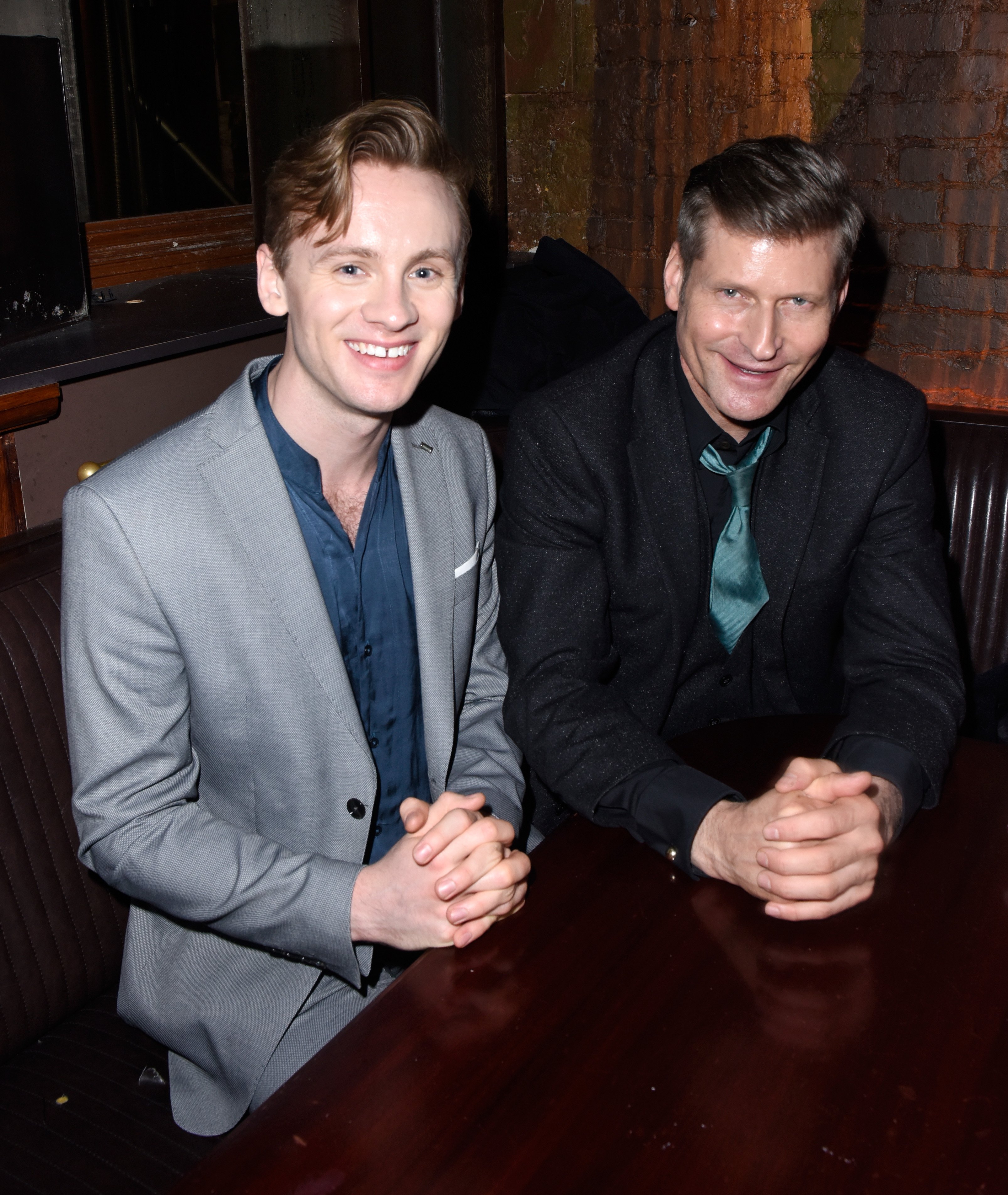 Crispin Glover and "American Gods" co-star Bruce Langley at the season two red carpet premiere in 2019, in Los Angeles, California. | Source: Getty Images 