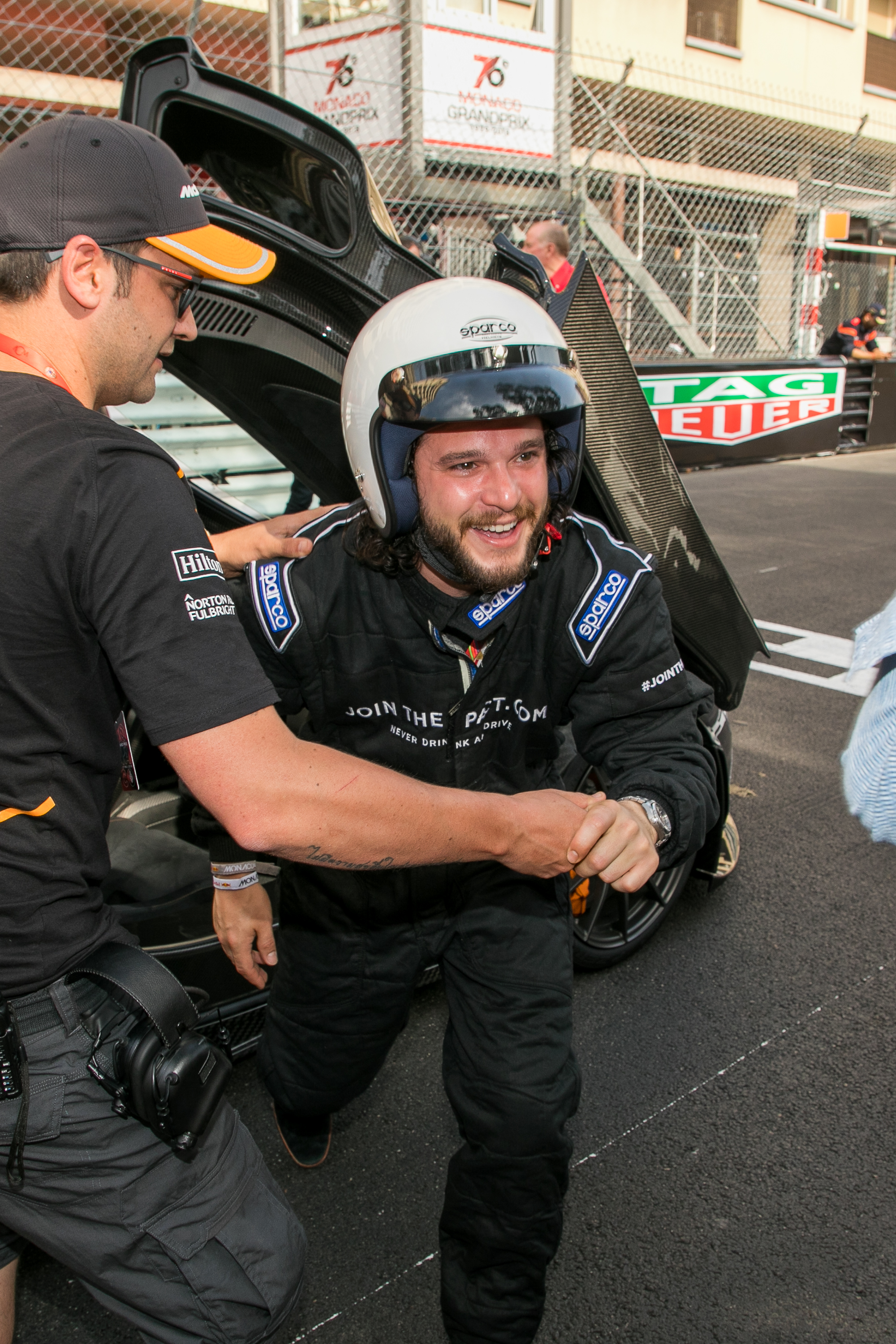 Kit Harington attending the Monaco Formula One Grand Prix on May 27, 2018, in Monte-Carlo. | Source: Getty Images