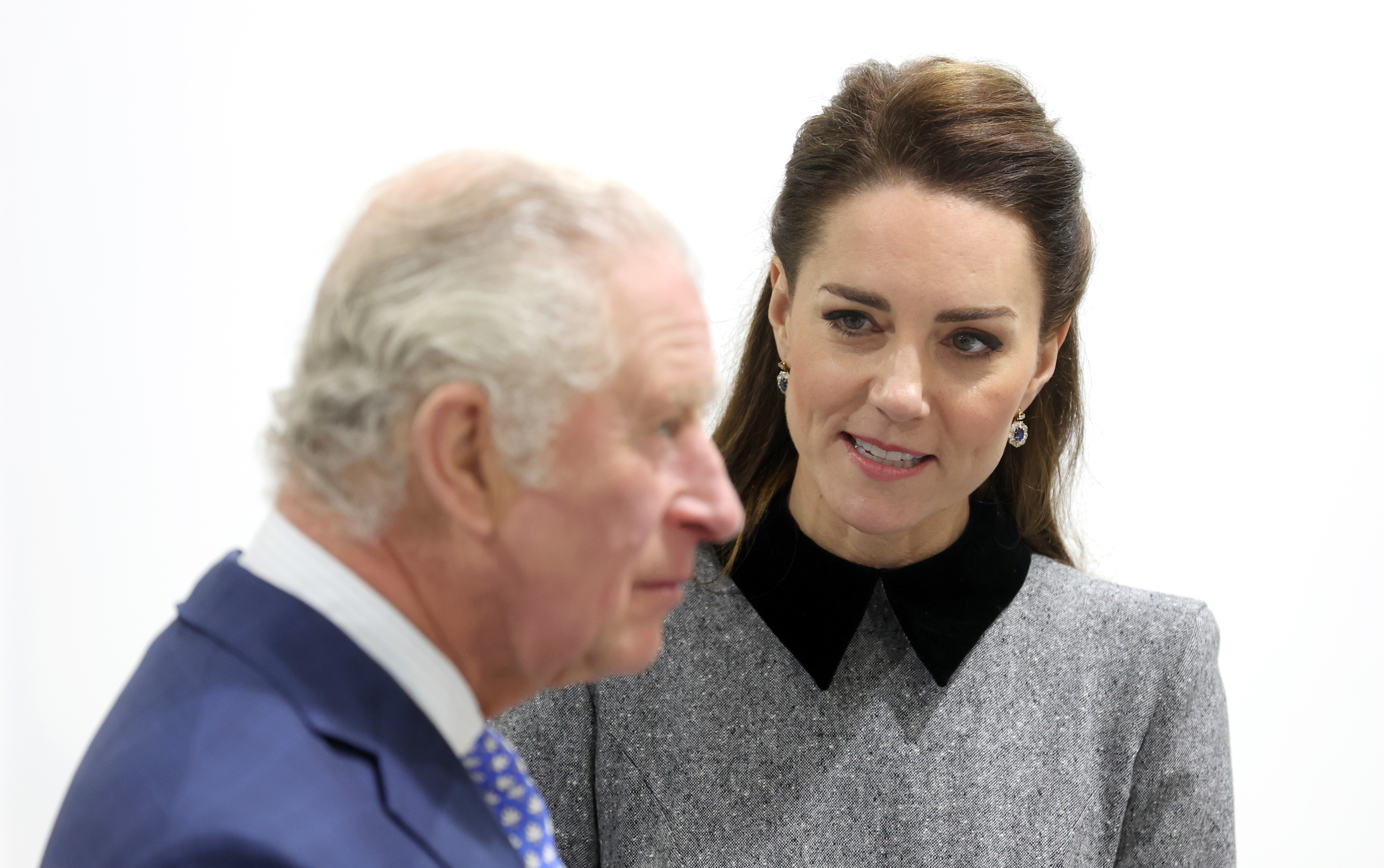 Princess Catherine and King Charles III visit The Prince's Foundation in London on February 3, 2022 | Source: Getty Images