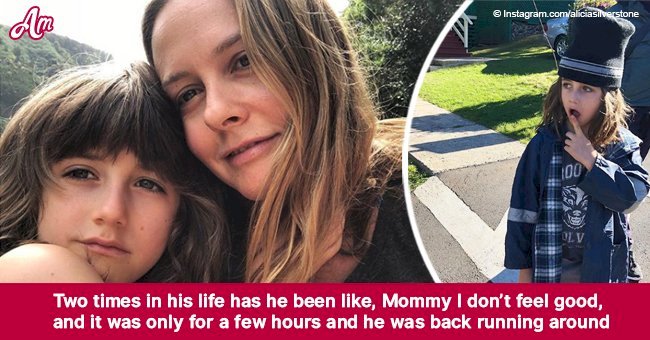 Alicia Silverstone claims her son has 'never' taken medicine because of his vegan lifestyle