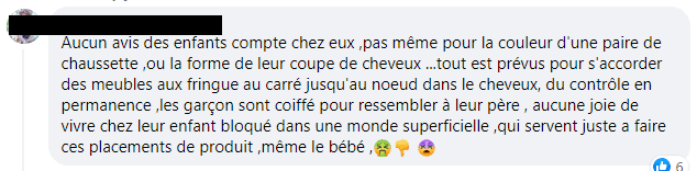 Commentaire d'un internaute. | Photo : Facebook