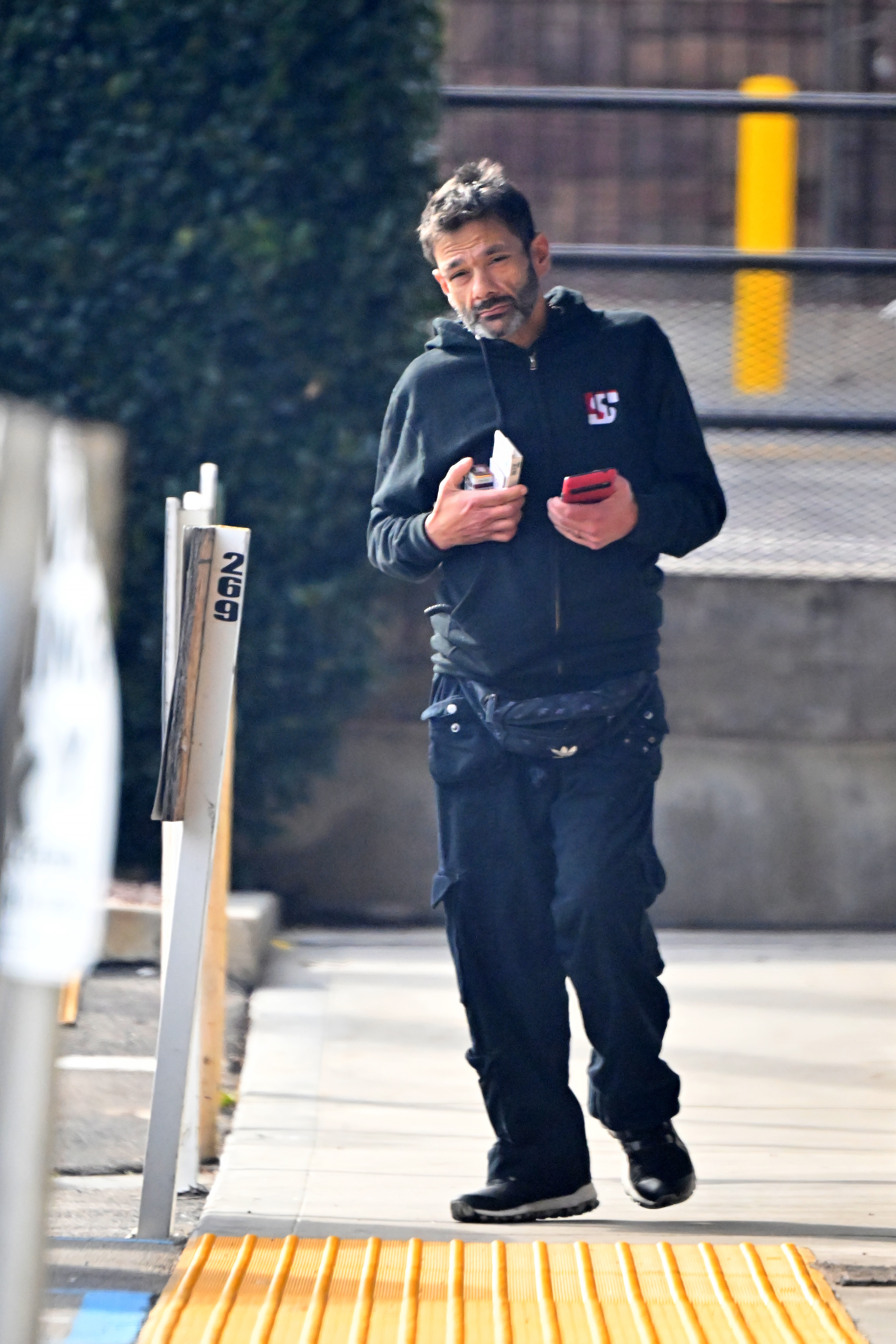 The former child star is seen running errands on February 16, 2024 in Studio City, California | Source: Getty Images